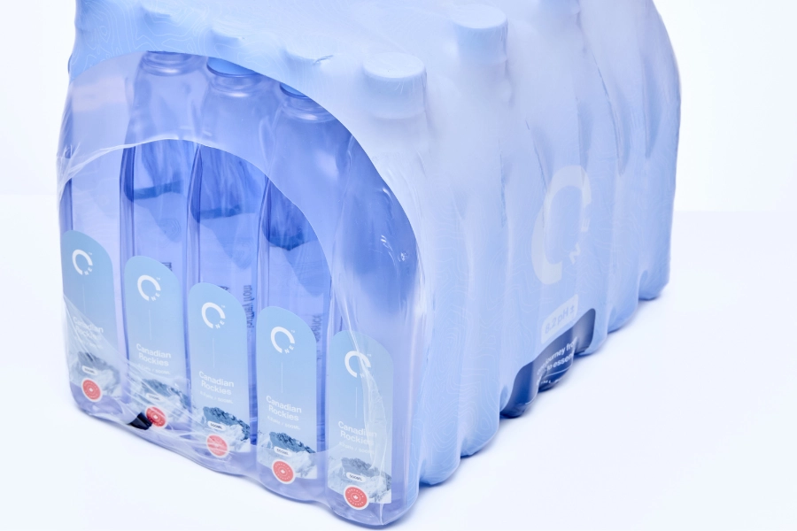 Case of One Water in shrink wrapped packaging.